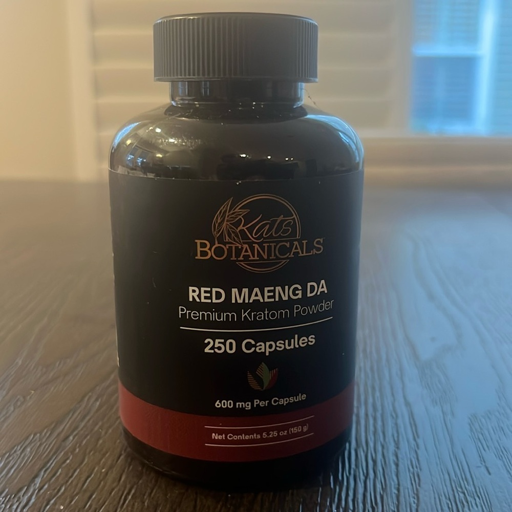 5x Kats Botanicals Red Maeng Da 250 Caps Exp 7/2025